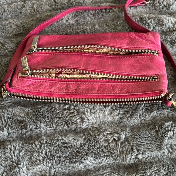 Hobo international,Pink Leather Crossbody Bag - Picture 12 of 16